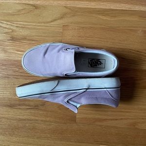 Light Purple Slip on Vans